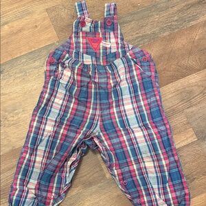 Vintage Oshkosh B’Gosh Plaid Kids Overalls